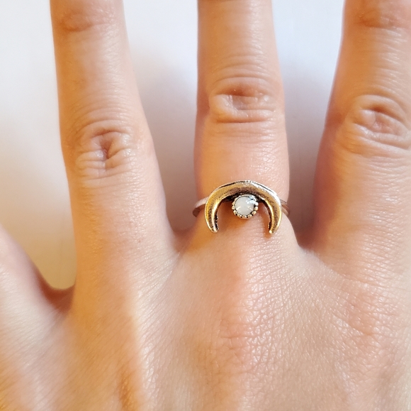 NWOT Silver Opal Southwestern Ring - Picture 6 of 7